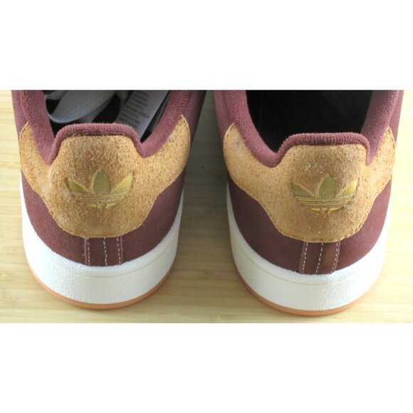 Adidas Men's Campus 00s Suede Shoes Fox Brown White Orange Sizes NIB JS3785 - Picture 4 of 6